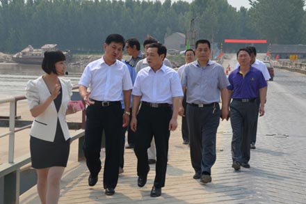 集团公司吴宗昌董事长到黄河航运局调研浮桥工业-Z6尊龙凯时